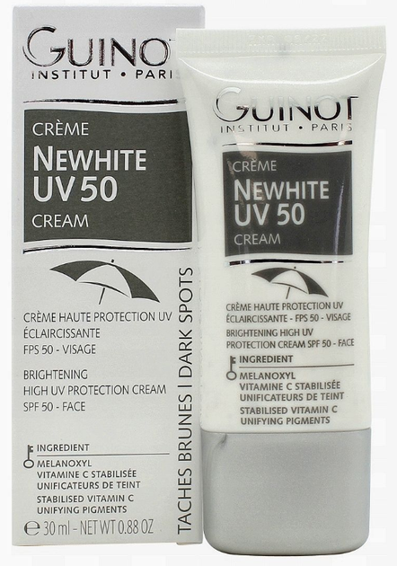 Крем для обличчя Guinot Newhite Brightening UV Захисний сонцезахисний денний SPF 50 30 мл (3500465063000) - зображення 2