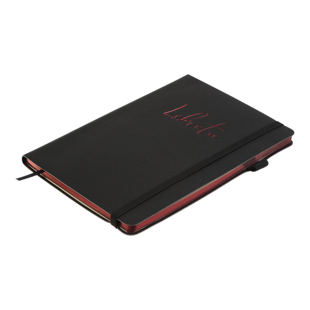 Блокнот діловий Buromax LIBRETA А5 96 аркушів у клітинку обкладинка штучна шкіра чорна (BM.295117-01) - зображення 3