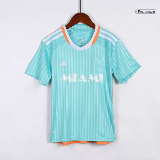 Дитяча футбольна форма Adidas Messi №10 Inter Miami 2024-2025, розмір 20 (зріст 115–125 см), м'ятна - изображение 8