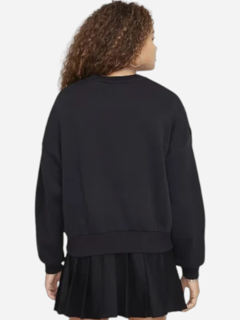 Bluza bez kaptura dziewczęca młodzieżowa Nike Sportswear Club Fleece FZ9244-010 L Czarna - obraz 2