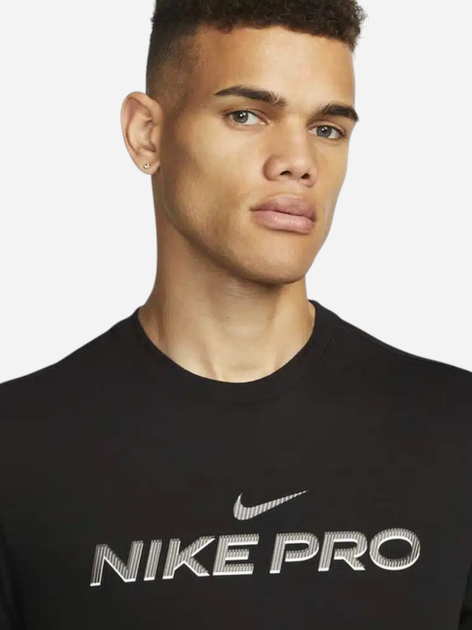 Спортивна футболка чоловіча Nike Dri-Fit FJ2393-010 L Чорна (196607145210) - зображення 4