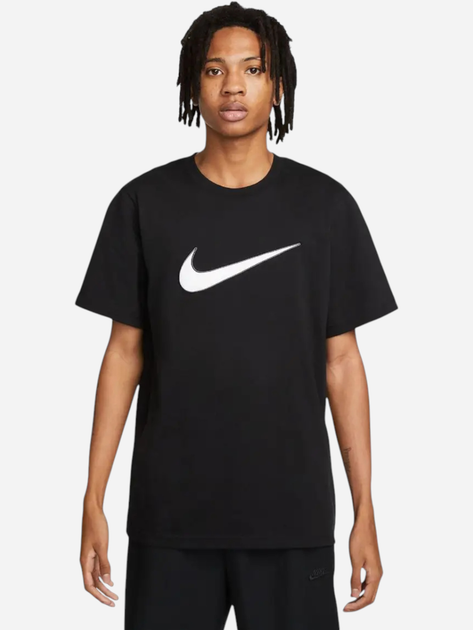 Футболка бавовняна довга чоловіча Nike Sportswear FN0248-010 M Чорна (196968091515) - зображення 1