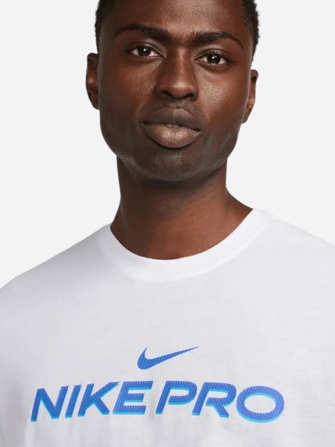 Спортивна футболка чоловіча Nike Dri-Fit FJ2393-100 L Біла (196607145333) - зображення 4