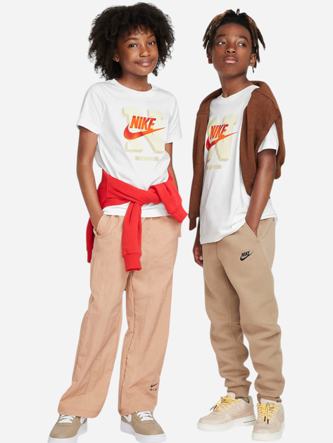 Підліткова футболка для хлопчика Nike Sportswear FZ5125-100 M (137-147 см) Біла (197596878929) - зображення 3