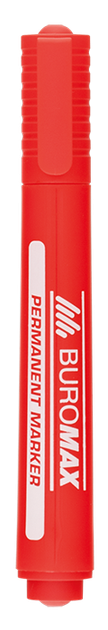 Маркер водостійкий BUROMAX BM.8700-05 JOBMAX 2-4 мм червоний (6163) - Фото 2 Маркер водостійкий BUROMAX BM.8700-05 JOBMAX 2-4 мм червоний (6163) - зображення 2