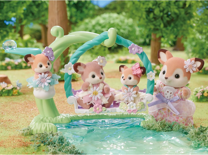 Набір Sylvanian Families Deer Babies Floral Swing Set (SLV5801) - зображення 3