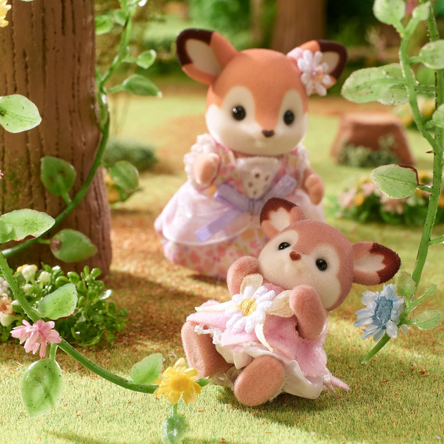 Набір Sylvanian Families Deer Babies Floral Swing Set (SLV5801) - зображення 7