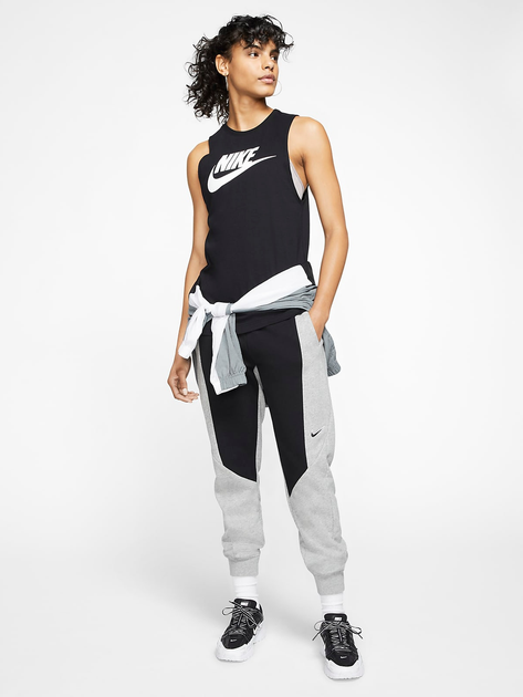 Спортивна майка жіноча Nike W Nsw Tank Mscl Futura New CW2206-010 XS Чорна (193658480277) - зображення 3