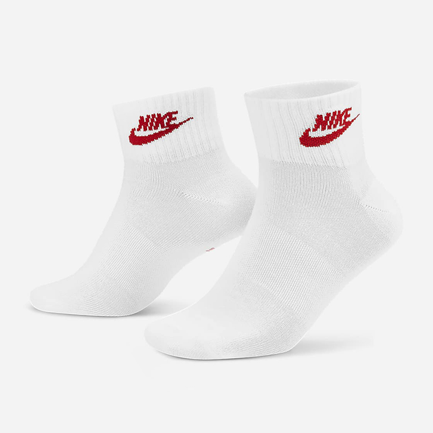 Набір жіночих шкарпеток 3 пари Nike Everyday Essential DX5074-911 S (34-38) Білі (196148785845) - зображення 2