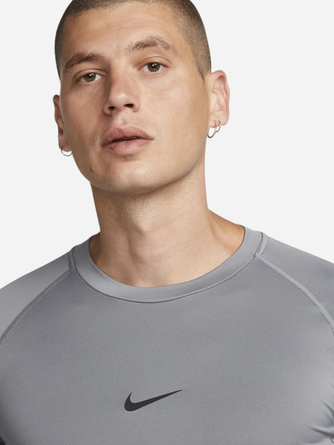 Koszulka męska sportowa Nike Pro FB7932-084 L Szara - obraz 4