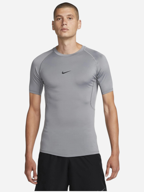 Спортивна футболка чоловіча Nike Pro FB7932-084 2XL Сіра (196608740278) - зображення 1