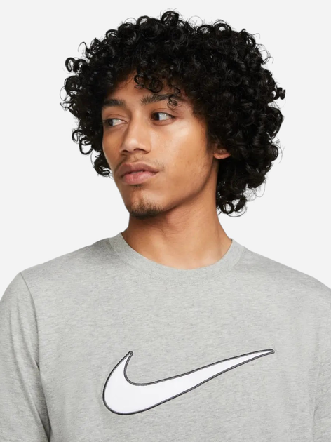 Koszulka męska bawełniana Nike M Nsw Sp Ss Top FN0248-063 S Szara - obraz 3