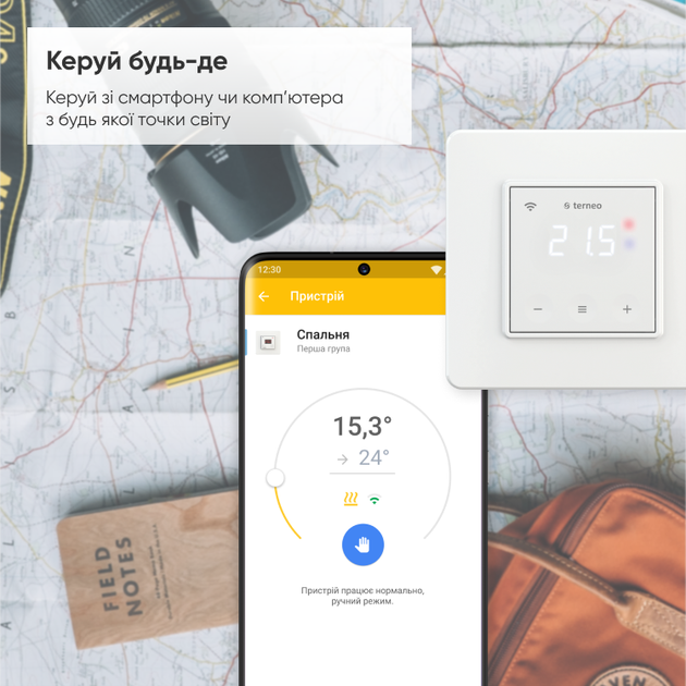 Терморегулятор Terneo sx, белый - изображение 2