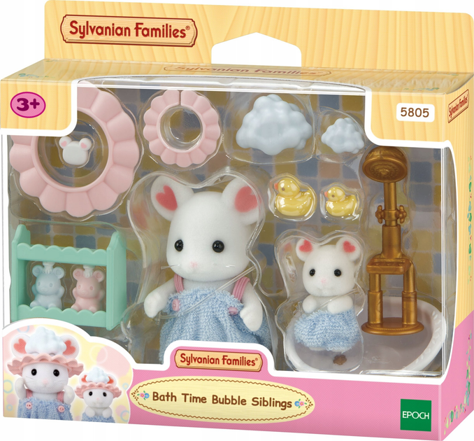 Zestaw Sylvanian Families Kąpiel z Bąbelkami (SLV5805) - obraz 1