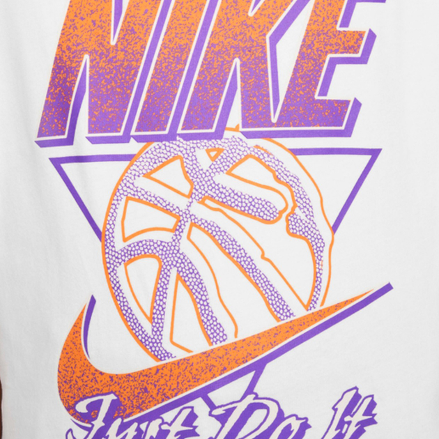 Koszulka dziewczęca bawełniana Nike Sportswear FZ5556-100 S (128-137 cm) Biała - obraz 5