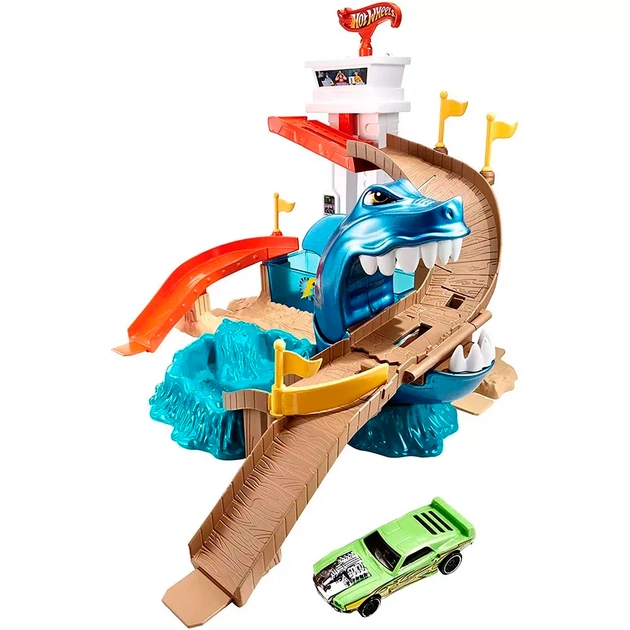 Трек Hot Wheels "Охота на акулу" серии "Измени цвет" BGK04 - изображение 2