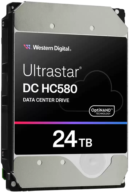 Dysk twardy Western Digital Ultrastar DC HC580 24TB 7200rpm 512MB WUH722424AL5204 3.5" SAS3 (0F62802) - obraz 3