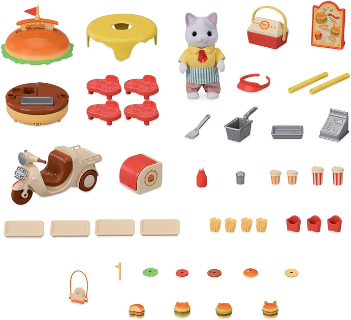 Набір Sylvanian Families Мандрівний ресторан гамбургерів (SLV5757) - зображення 3