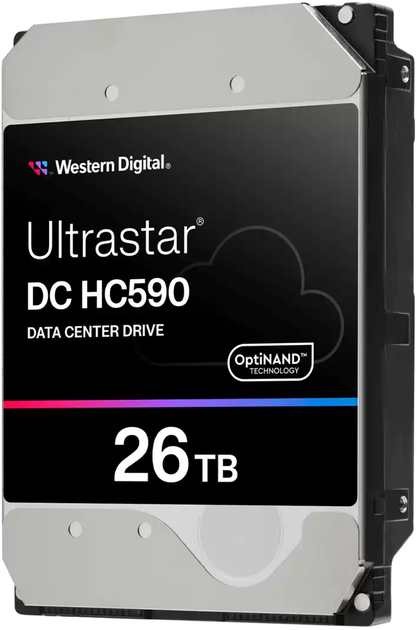 Dysk twardy Western Digital Ultrastar DC HC590 26TB 7200rpm 512MB WUH722626ALE6L4 3.5" SATAIII (0F65672) - obraz 1