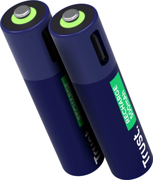 Akumulatorki Trust USB Type-C AAA 1.5V 500mAh Li-Ion 2 szt. (8713439255850) - obraz 4