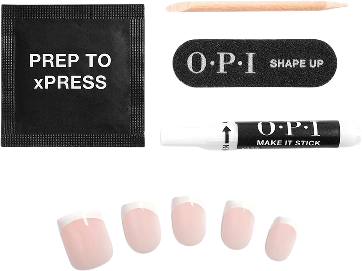 Набір штучних нігтів Opi Xpress-On French Manicure 30 шт (4064665196443) - зображення 2