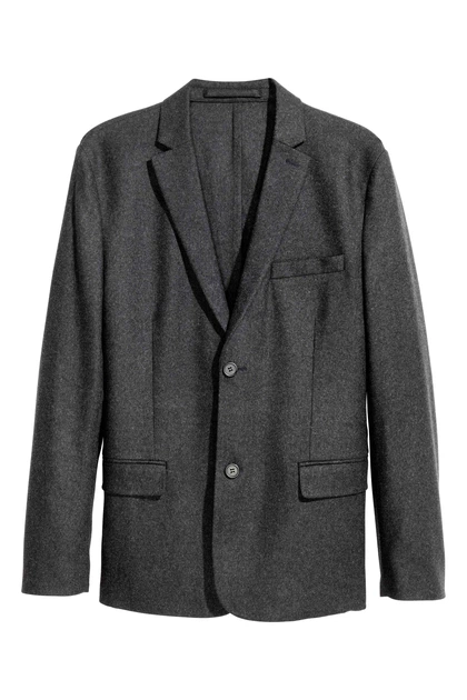 Піджак H&M чорний KKDUJ234 62 - зображення 2