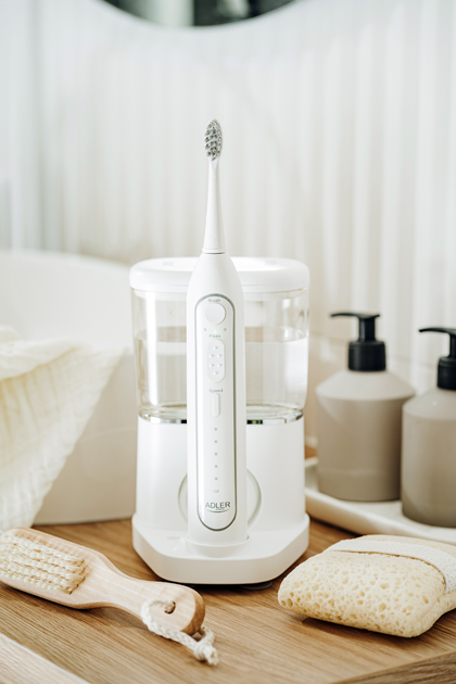 Електрична зубна щітка з іригатором Adler AD 2180 Біла + Brush Head (5905575902887) - зображення 12