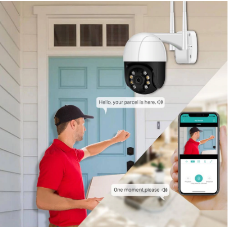 Зовнішня IP-камера 4MP Anbiux Ai08 IF-IP006WP Outdoor WiFi PTZ FHD 1080p вулична поворотна - изображение 5