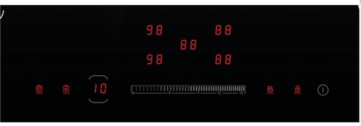 Индукционная варочная поверхность Midea KI800IX 80 см, 4 зоны встраиваемая индукционная панель 7200 Вт - Фото 3 Индукционная варочная поверхность Midea KI800IX 80 см, 4 зоны встраиваемая индукционная панель 7200 Вт - изображение 3