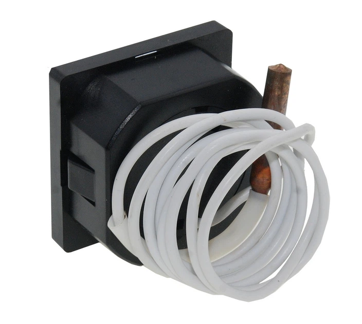 Термометр VJ Parts для котла SD Plus (48х48 мм / 0-120 ° C с капилляром) - изображение 3