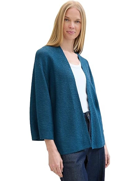Кардиган Tom Tailor Ж1113979 (1041591) колір синій XXL - зображення 2