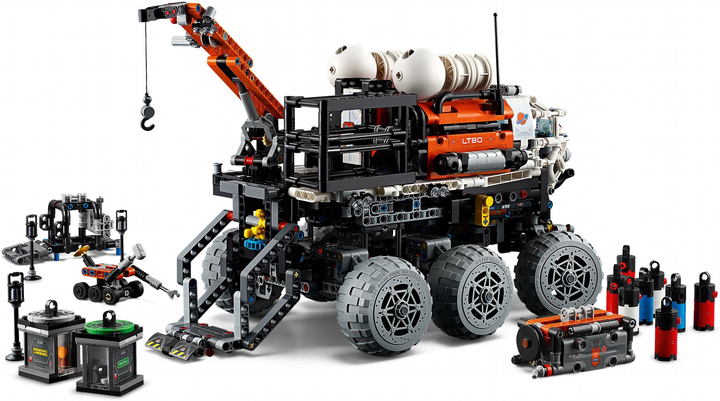 Zestaw klocków LEGO Technic Marsjański łazik eksploracyjny 1599 elementów (42180) - obraz 5