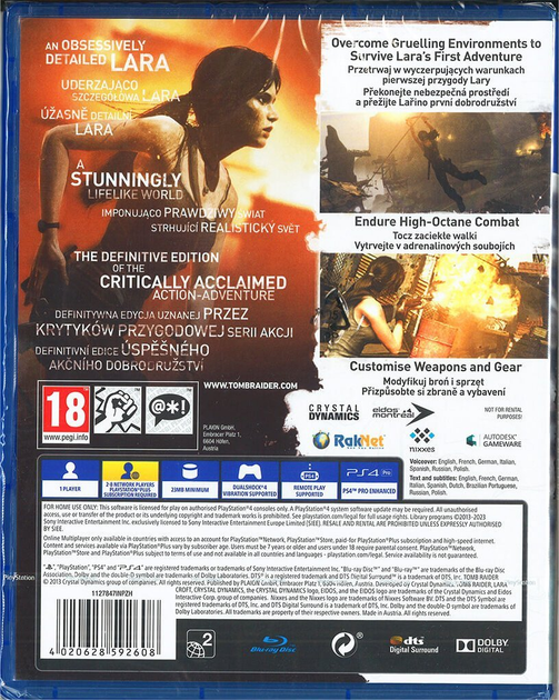 Гра PS4 Tomb Raider Definitive Edition (Blu-ray диск) (4020628592608) - зображення 2