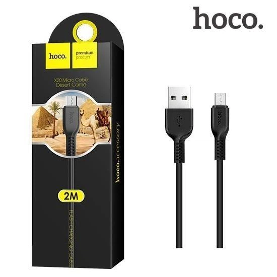 2-метровий HOCO X20 Micro-USB зарядний кабель 6957531068884 - Фото 5 2-метровий HOCO X20 Micro-USB зарядний кабель 6957531068884 - зображення 5