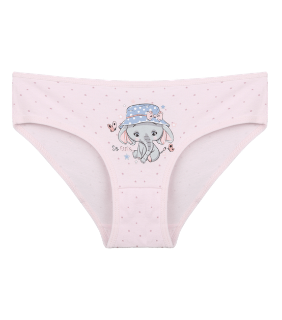 Трусы слипы для девочки с принтом Слоник So Cute - Donella - 4181B9 - 122-128 см - Светло-розовый - Фото 1 Трусы слипы для девочки с принтом Слоник So Cute - Donella - 4181B9 - 122-128 см - Светло-розовый - изображение 1
