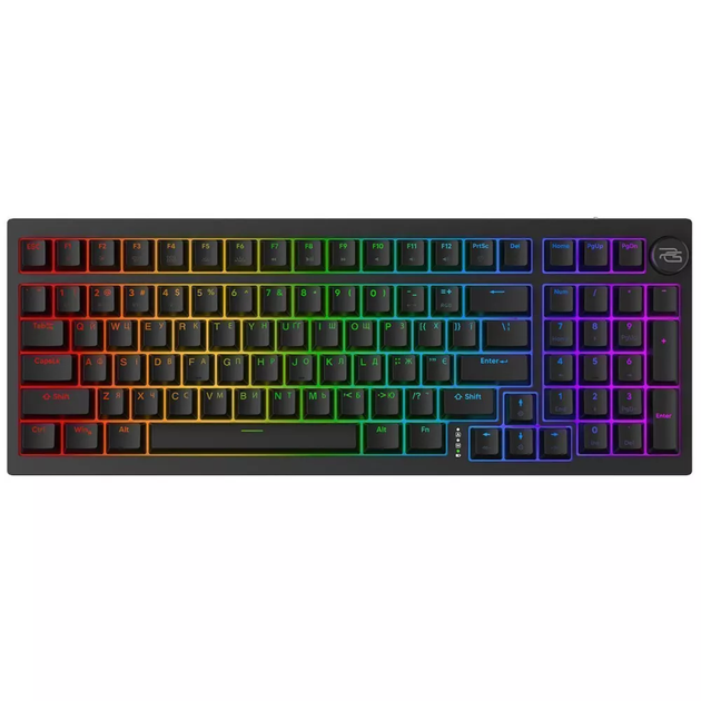 Бездротова клавіатура Proove Gaming Slicker (Ukraine Layout) Black - Фото 1 Бездротова клавіатура Proove Gaming Slicker (Ukraine Layout) Black - зображення 1