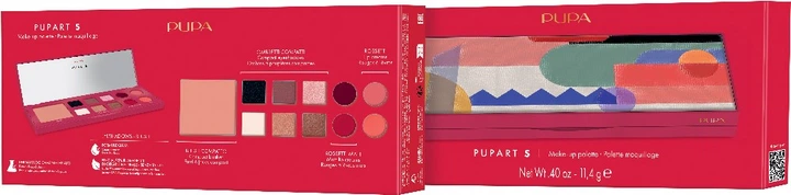 Набір для макіяжу Pupa Beauty Kit Pupart S Бургунді 11.4 г 003 (8011607396146) - зображення 3