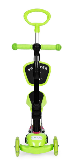 Hulajnoga dziecięca EcoToys 3 w 1 YM-SW-6 Zielona (5903769979004) - obraz 7