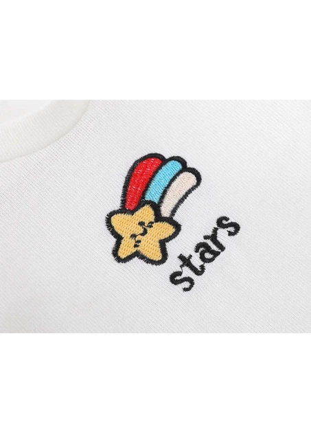 Детский костюм тройка (кардиган, кофта, джинсы) Baby Shark 104см голубой с белым KO552 - Фото 4 Детский костюм тройка (кардиган, кофта, джинсы) Baby Shark 104см голубой с белым KO552 - изображение 4