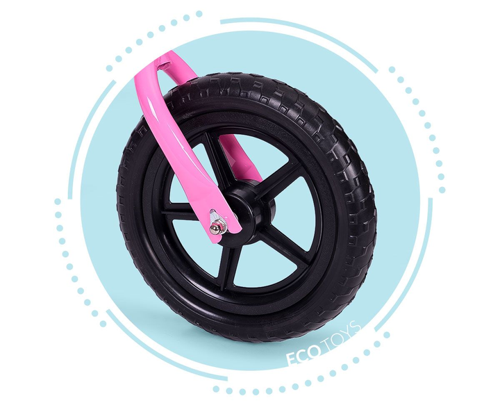 Біговел EcoToys YM-BB-13 Рожевий (5905817002856) - зображення 7
