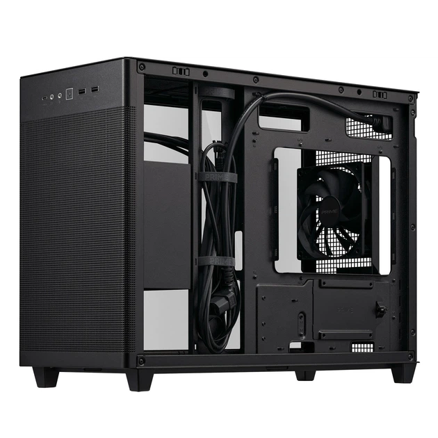 Корпус Asus Prime AP201 Black Tempered Glass без Б/Ж (90DC00G0-B39010) - зображення 4