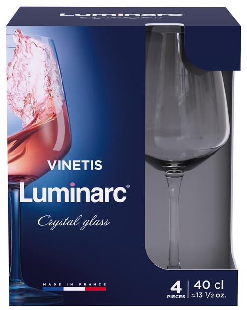 Komplet kieliszków do wina Luminarc Vinetis 350 ml 4 szt (883314993790) - obraz 4