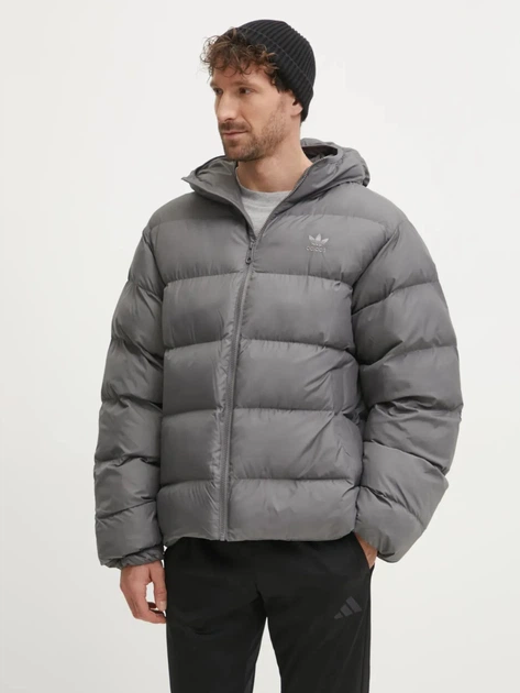 358　BY GLADHAND フリースジャケット グレー Пуховик зимний короткий мужской Adidas Originals Commercial Puff