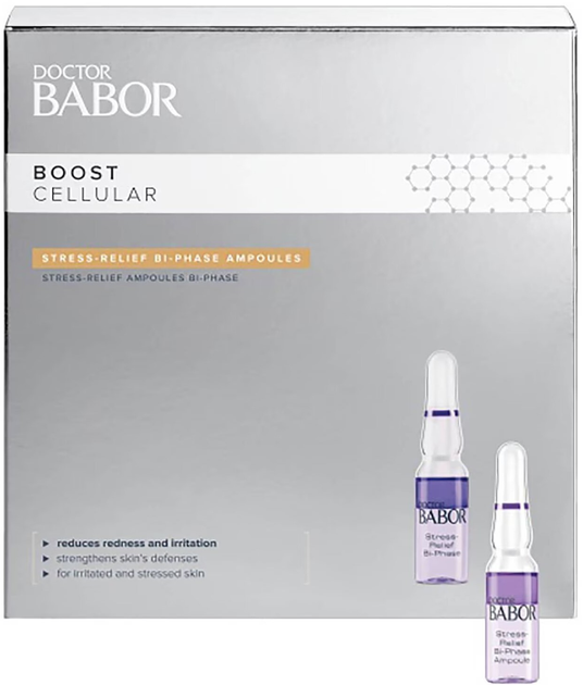 Сироватка для обличчя Doctor Babor Set Boost Cellular Stress-relief Bi-phase Ampoules від почервонінь 14 x 1 мл (4015165406419) - зображення 1