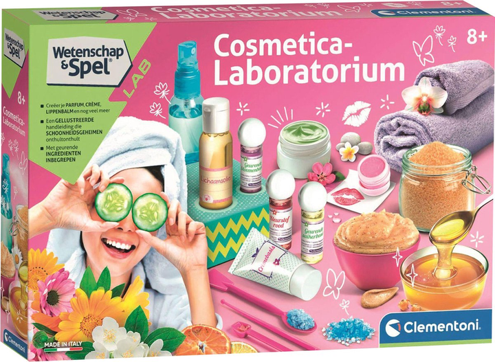 Zestaw do eksperymentów Clementoni Science & Play Cosmetic Lab (8005125669028) - obraz 1