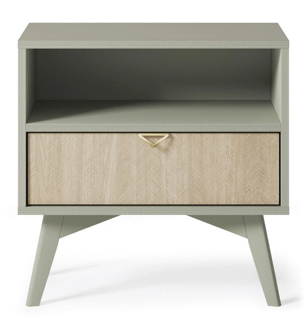 Тумба ліжкова Perfect Home Форест / Forest S54 з 1 ящиком Евкаліпт/ялина сканді - зображення 3