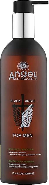 Шампунь против выпадения волос Angel Professional Black Angel 400 мл - Фото 1 Шампунь против выпадения волос Angel Professional Black Angel 400 мл - изображение 1