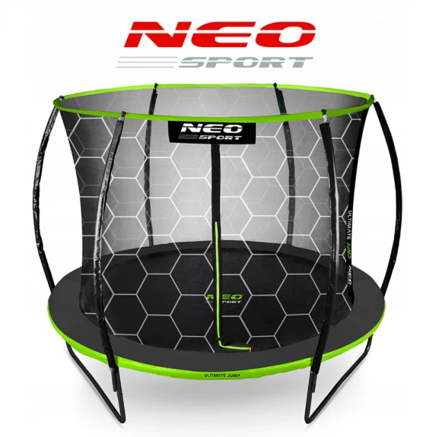 Батут Neo-Sport Premium 312 см із внутрішньою сіткою + драбинка (NS-10C221) - Фото 3 Батут Neo-Sport Premium 312 см із внутрішньою сіткою + драбинка (NS-10C221) - изображение 3