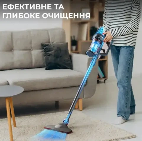 Вертикальный пылесос 2000Вт SOKANY SK-3378 колбовый с циклонным фильтром, Ручной мощный контейнерный пылесос - изображение 5