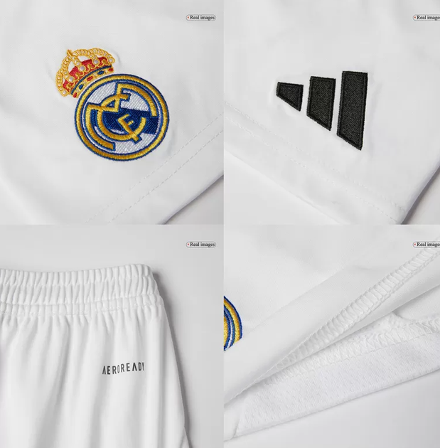 Дитяча футбольна форма Adidas Mbappé №9 Real Madrid 2024-2025, розмір 22 (зріст 125–130 см), біла - изображение 12